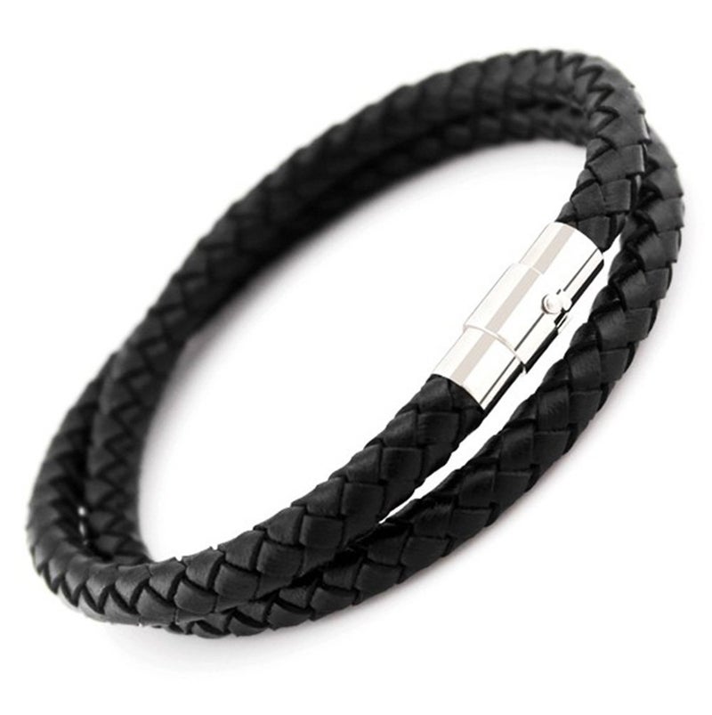 RUTICH 10sets Leather Cord End Cap/Magnetic Clasp with Locking Mechanism (Fit 3mm Cord)â€¦ - Image 2